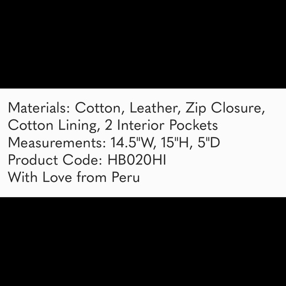 Retired NoonDay “La Gloria” Bag - Picture 4 of 4